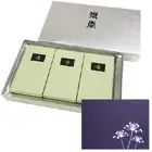 万葉ノ杉芳お線香セット(台紙:布貼り 曼珠沙華)