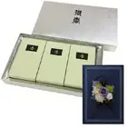 万葉ノ杉芳お線香セット(台紙:プリザーブドフラワー ラメント)